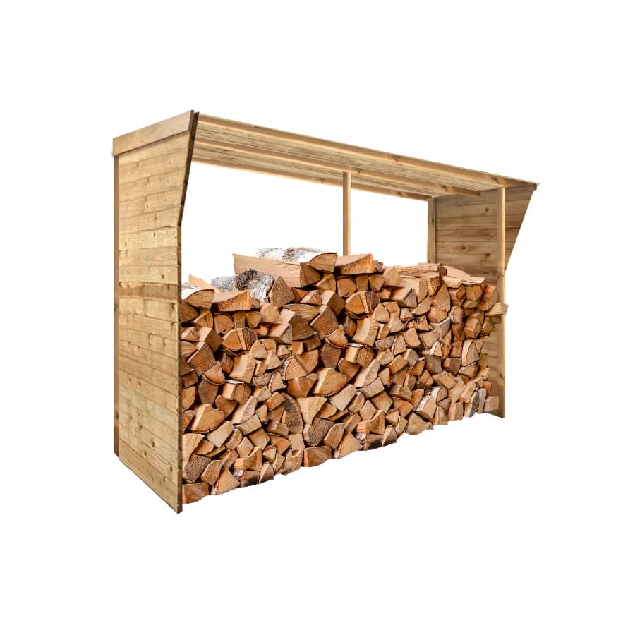 Abri bûches – BOIS – 6,5 stères – EMABRI AB04