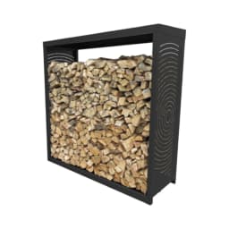 Abri bûches – WOODBOX – NOIR – DIXNEUF - Image 2