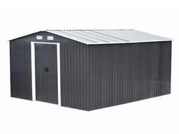 Abri de jardin gris en acier galvanisé 12,5 m² – Tarif direct usine - Image 3