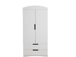 Armoire pour enfants « Classic » – 175,5 x 90 x 52 cm – Blanc - Image 1
