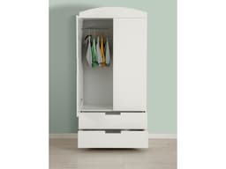 Armoire pour enfants « Classic » – 175,5 x 90 x 52 cm – Blanc - Image 3