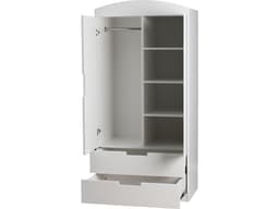 Armoire pour enfants « Classic » – 175,5 x 90 x 52 cm – Blanc - Image 4
