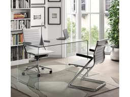Bureau – Verre transparent – 125 x 70 x 74.50 cm - Image 1