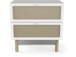Commode bois enfant  » Ochna  » – 2 tiroirs – Blanc - Image 4