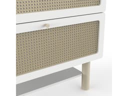 Commode bois enfant  » Ochna  » – 2 tiroirs – Blanc - Image 5