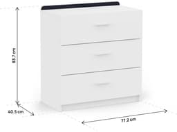 Commode pour enfant « Reverso » – Blanc mat - Image 4