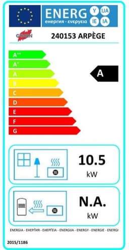 Cuisinière à bois GODIN Arpège Blanc 10.5 kW - Image 3
