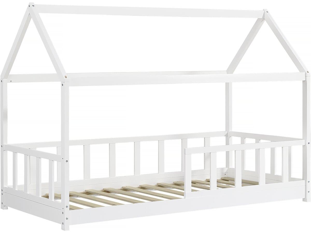 Lit cabane pour enfant « Mila » – 90 x 190 cm – Blanc