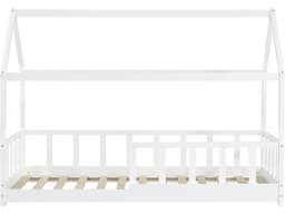 Lit cabane pour enfant « Mila » – 90 x 190 cm – Blanc - Image 4