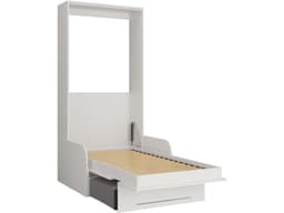 Lit escamotable « KYM SOFA 5 » – 90 x 200 cm – Blanc - Image 1