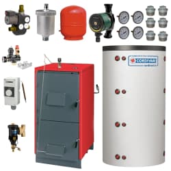 Pack chaudière bois Unical Fokolus FK 20 + Ballon tampon 800 litres