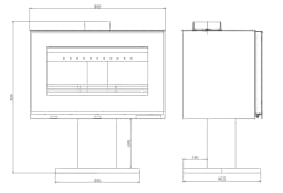 Poêle à bois – BELLEZA UNICA – 8kW - Image 2
