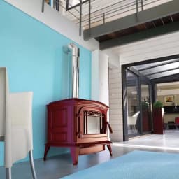 Poêle à bois BRADFORD ÉMAILLÉ – INVICTA - Image 3