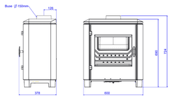 Poêle à bois Invicta Carolo - Image 2