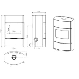 Poêle à bois – O2 – EMBER - Image 2
