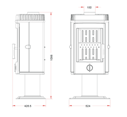 Poêle-cheminée Invicta Mairy - Image 4