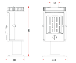 Poêle-cheminée Invicta Mesnil - Image 2