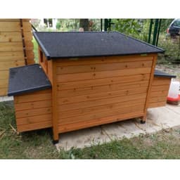 Pondoir 2 places en bois FSC pour poulailler - Image 5