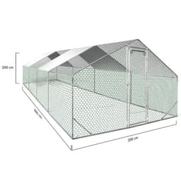Poulailler avec enclos de 24m² en acier galvanisé - Image 5
