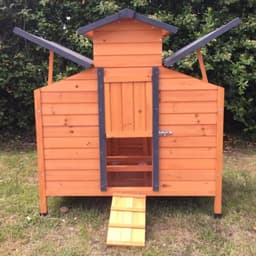 Poulailler en bois FSC pour 4 à 6 poules avec toit ouvrant - Image 4