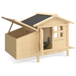 Poulailler surélevé en bois avec pondoir intégré - Image 2