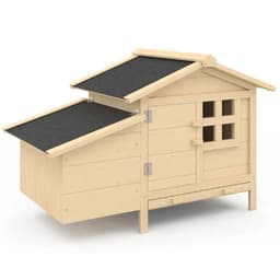 Poulailler surélevé en bois avec pondoir intégré - Image 4