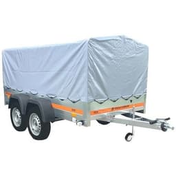 Remorque bâchée TEMA ECO2612/2 double essieu 263×125 cm Gris - Image 1