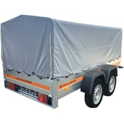 Remorque bâchée TEMA ECO2612/2 double essieu 263×125 cm Gris - Image 2