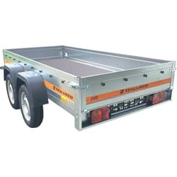 Remorque bâchée TEMA ECO2612/2 double essieu 263×125 cm Gris - Image 4