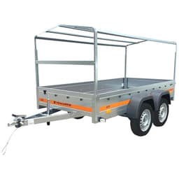 Remorque bâchée TEMA ECO2612/2 double essieu 263×125 cm Gris - Image 5