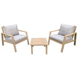 Salon de jardin 2 places en bois d’acacia - Image 5