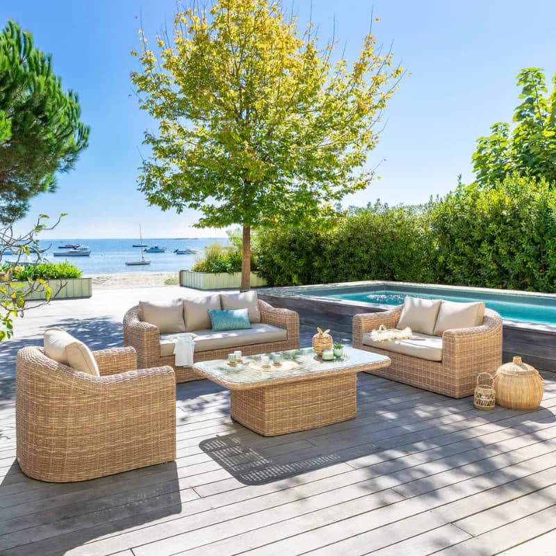 Salon de jardin BORA – Ensemble 6 personnes