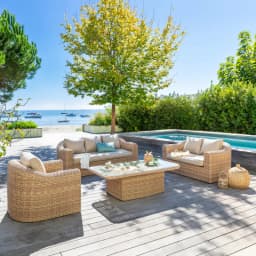 Salon de jardin BORA – Ensemble 6 personnes - Image 1