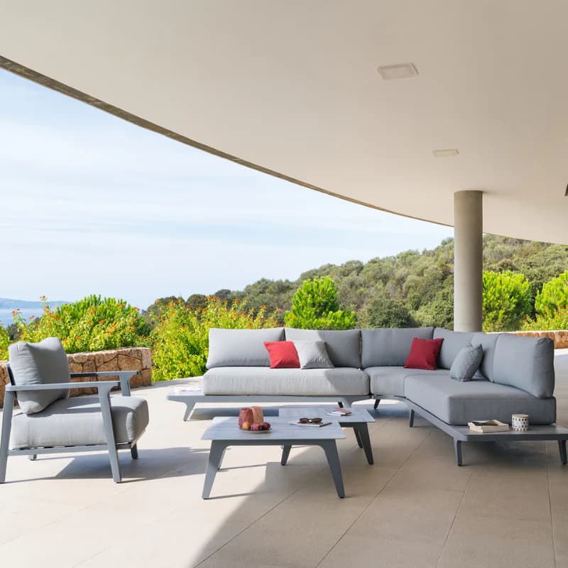 Salon de jardin PAOLA – Ensemble 8 places