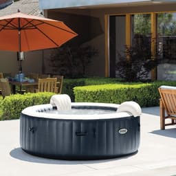 Spa Intex PureSpa Blue Navy 4 places avec bulles de luxe - Image 4