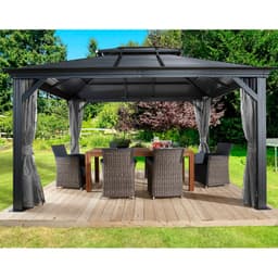 Tonnelle de jardin Mykonos 364x484cm en aluminium thermolaqué – SOJAG - Image 5