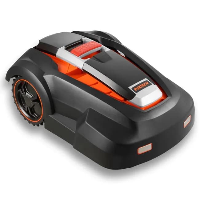 Robot tondeuse FUXTEC FX-RB224 pour surfaces jusqu’à 1000m² avec capteurs de pluie et d’obstacles